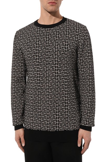 Джемпер из шерсти и льна BALMAIN, арт. VH0KD000K020, фото 3