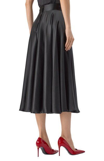 Атласная юбка DOLCE & GABBANA, арт. F4CS0T/FU1NU, фото 4