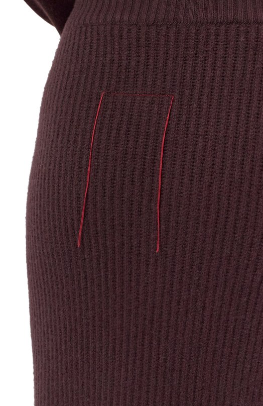 Кашемировая юбка Uma Wang V2256N003 Коричневый  V2256N003 Фото 5