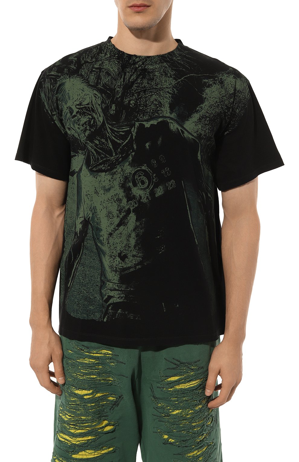 Хлопковая футболка MM6, арт. SH2GC0010/S23588, фото 3