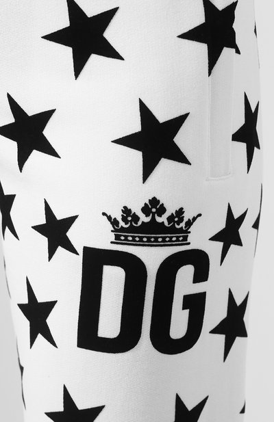 Хлопковые джоггеры DOLCE & GABBANA, арт. FTBL5Z/G7TRJ, фото 5