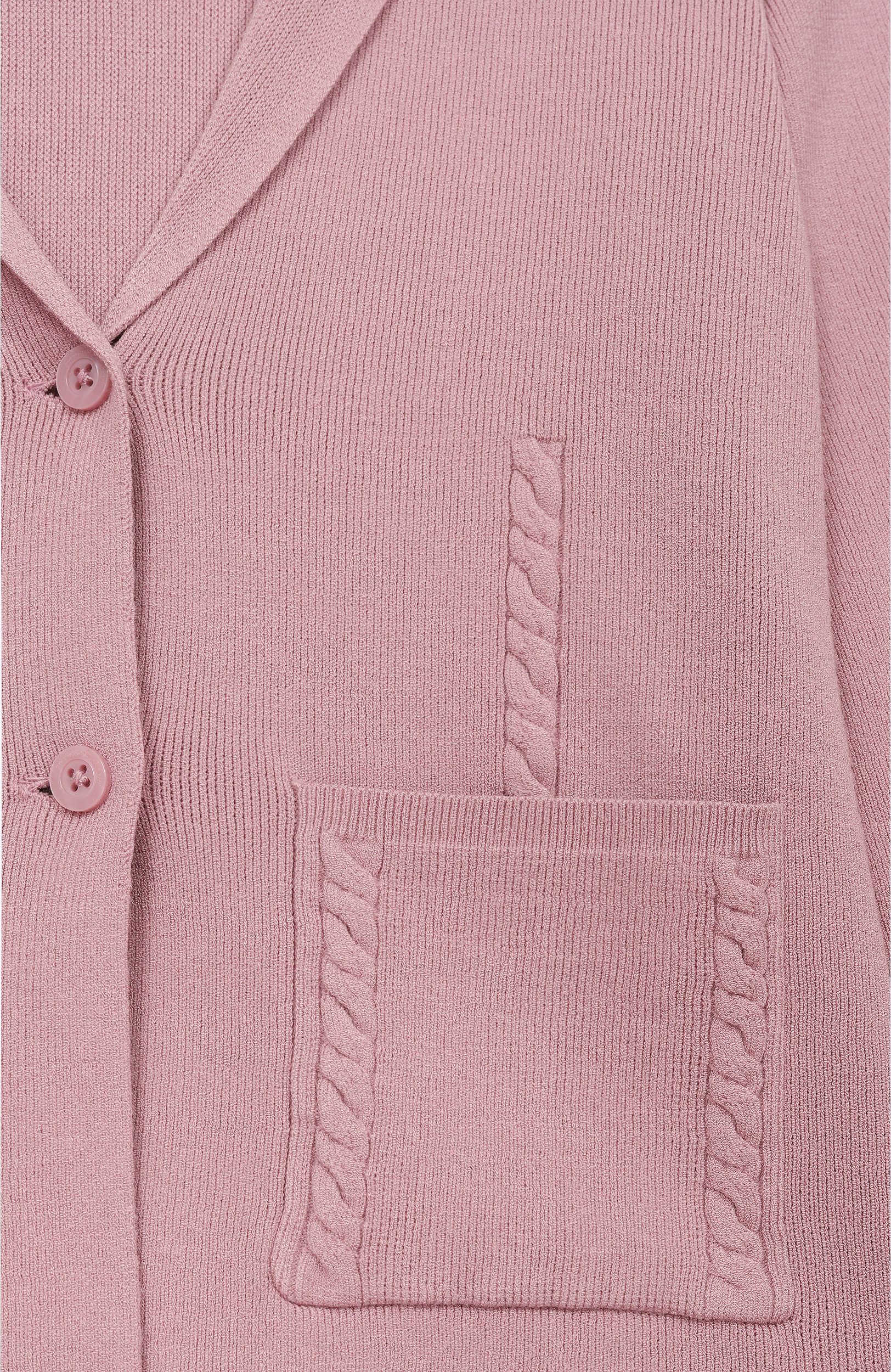 Кардиган EMPORIO ARMANI сиреневого цвета по цене 22700 руб., арт. EG000985/AF27341, фото 3 Кардиган EMPORIO ARMANI, арт. EG000985/AF27341, фото 3
