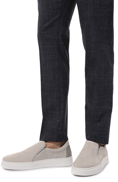 Замшевые слипоны ZILLI, арт. H0095AM1003VHH001, фото 3