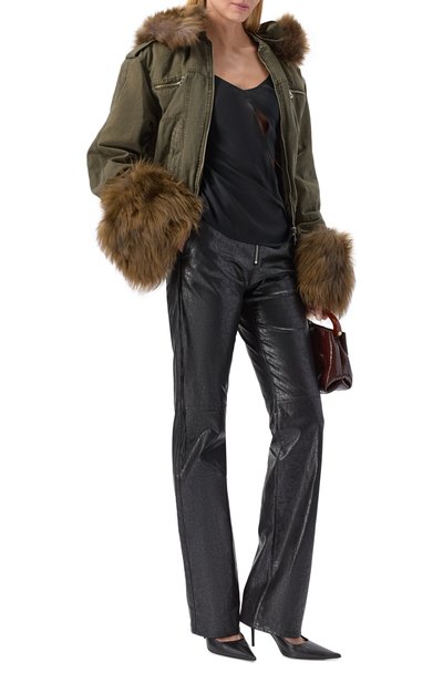 Бомбер с отделкой из овчины BLUMARINE, арт. 2J203W_SET, фото 2