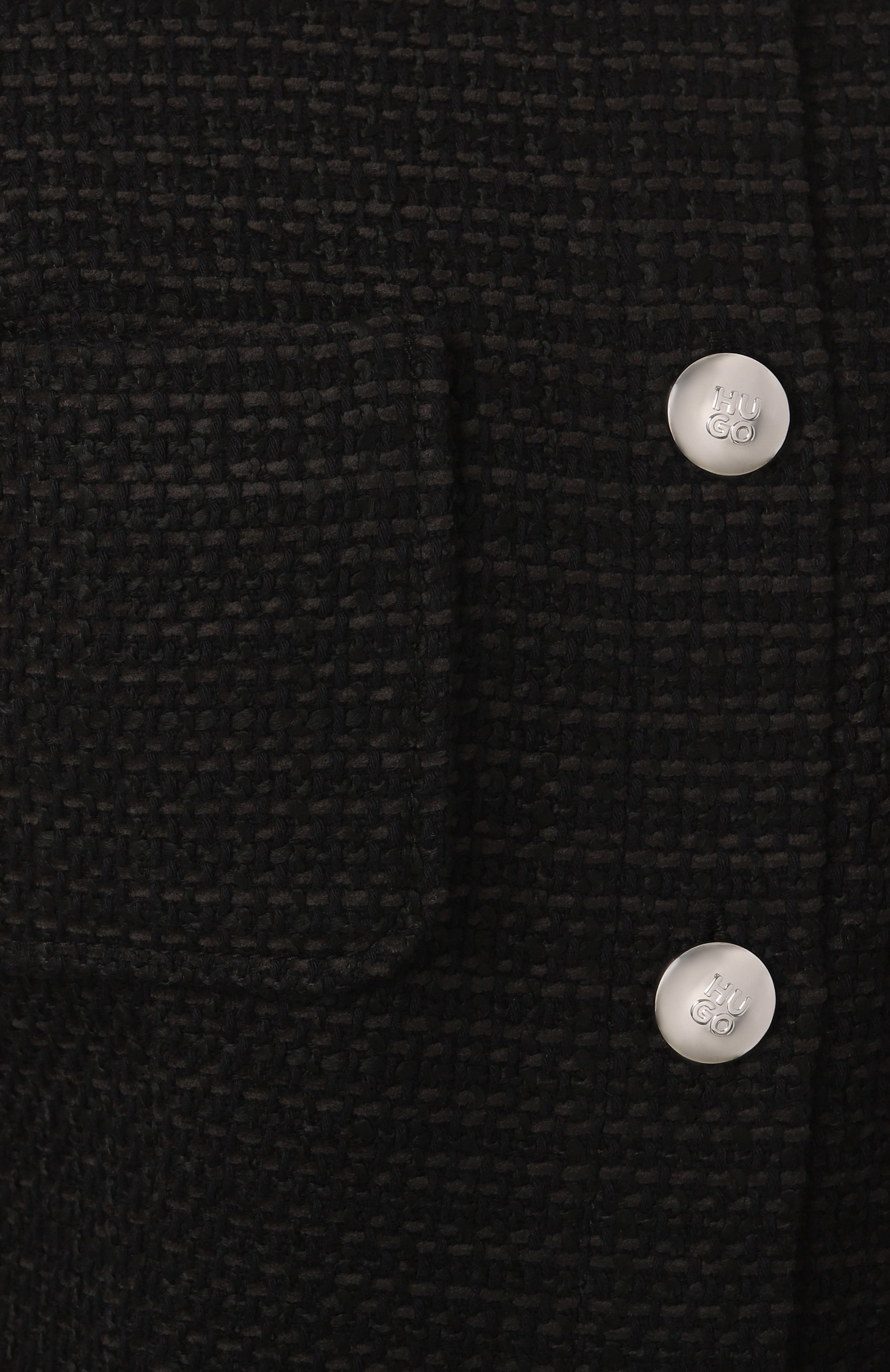 Хлопковое платье HUGO черного цвета по цене 44800 руб., арт. 50530474, фото 5 Хлопковое платье HUGO, арт. 50530474, фото 5