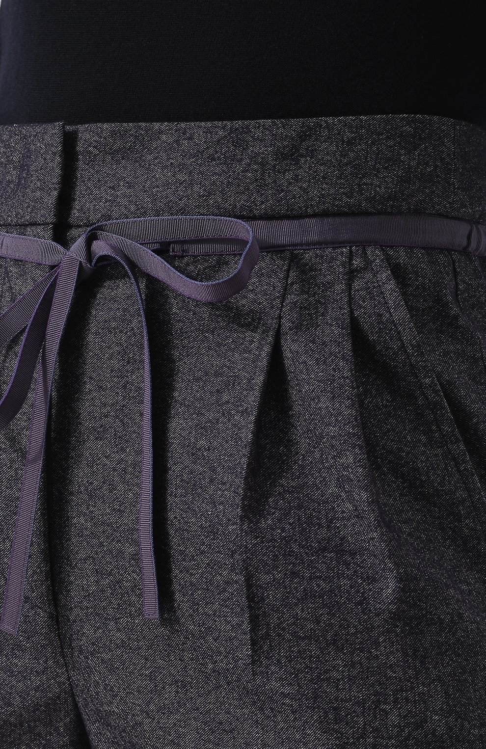 Брюки из смеси шерсти и хлопка с отворотами GIORGIO ARMANI, арт. 8WHPP00S/T008V, фото 5