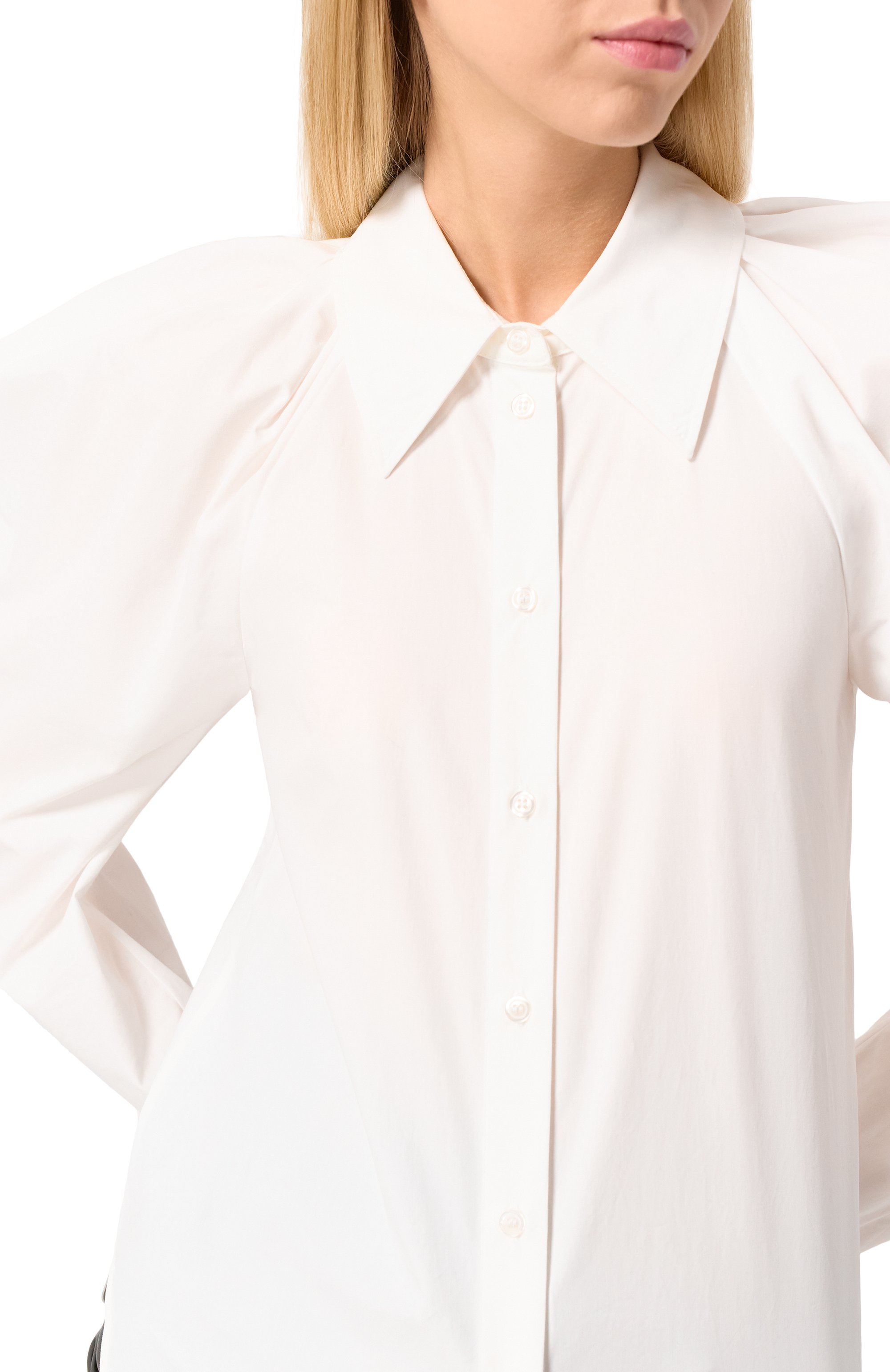 Хлопковая рубашка NINA RICCI, арт. 24ACT0005/C01077, фото 5