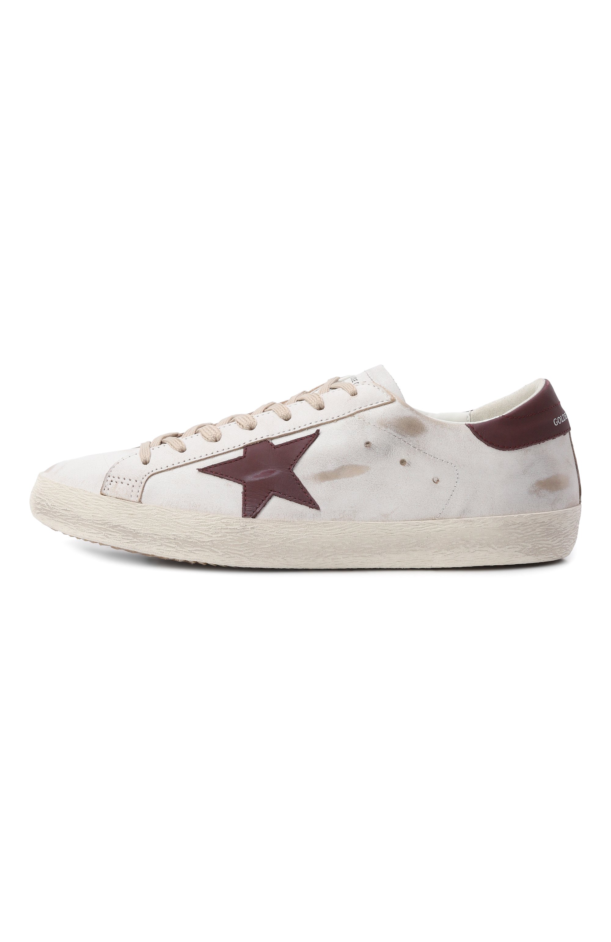 Кожаные кеды super-star GOLDEN GOOSE DELUXE BRAND белого цвета по цене 72650 руб., арт. GMF00101.F008114, фото 3 Кожаные кеды super-star GOLDEN GOOSE DELUXE BRAND, арт. GMF00101.F008114, фото 3