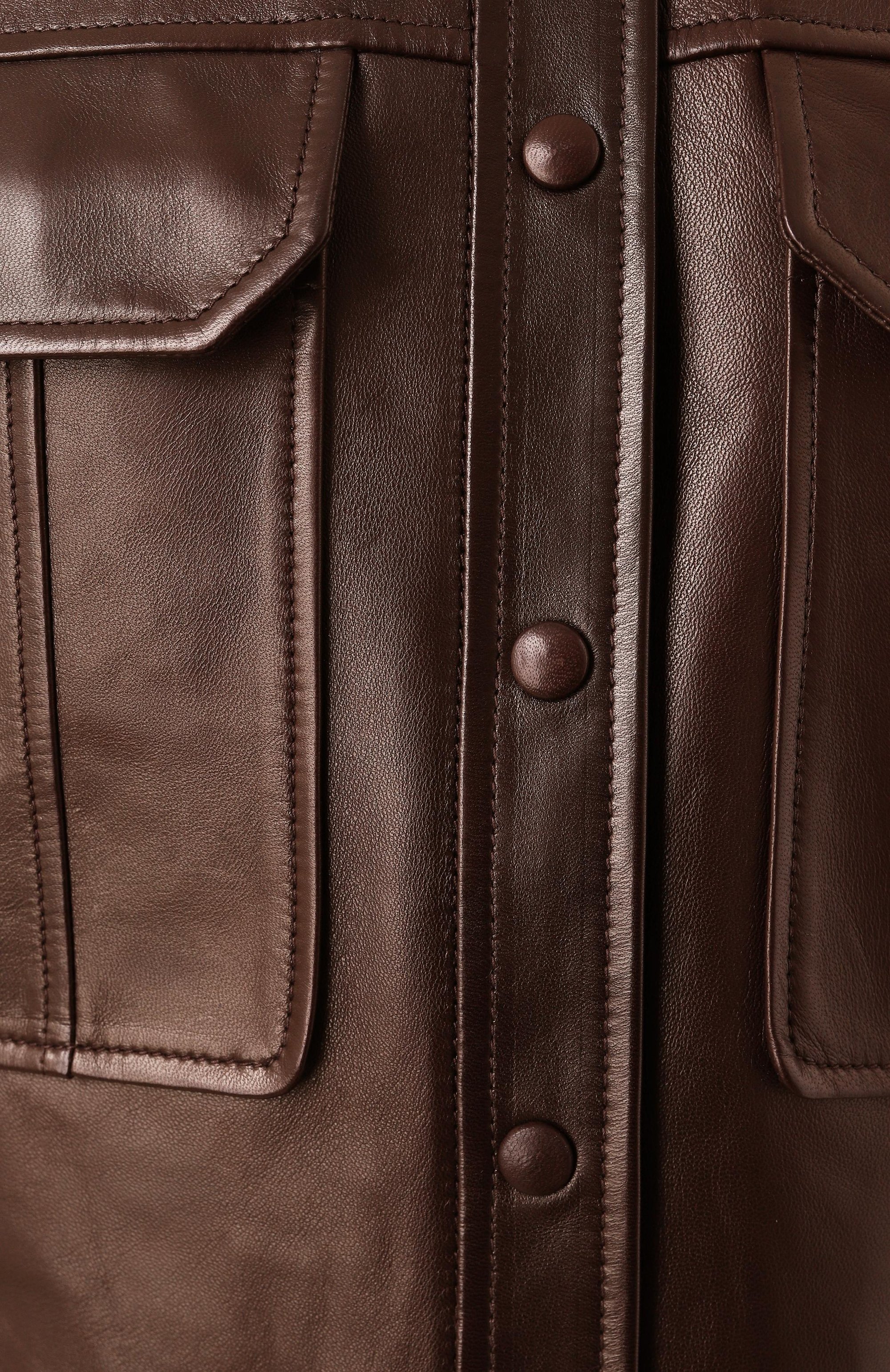 Кожаная рубашка MVST, арт. ZBGM-Y101-1/Z2764-2, фото 6