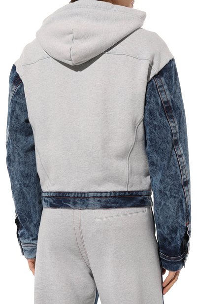 Комбинированная куртка DIESEL, арт. A09646/0EMAD, фото 4