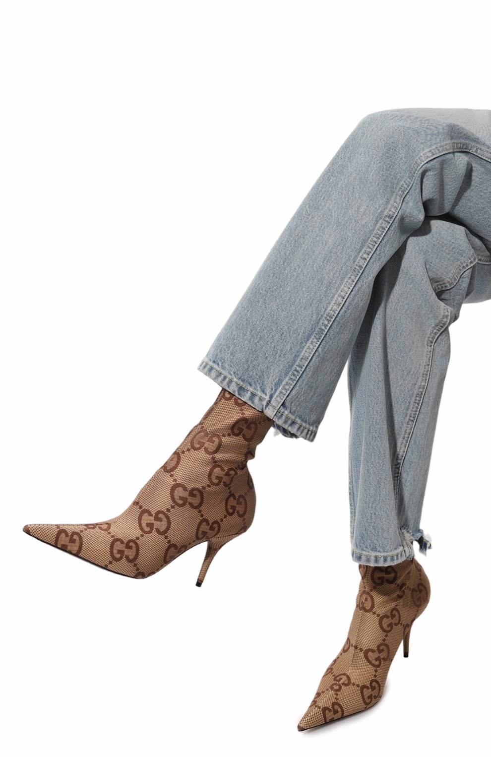 Текстильные ботильоны gucci x balenciaga GUCCI, арт. 676542 UL400, фото 3