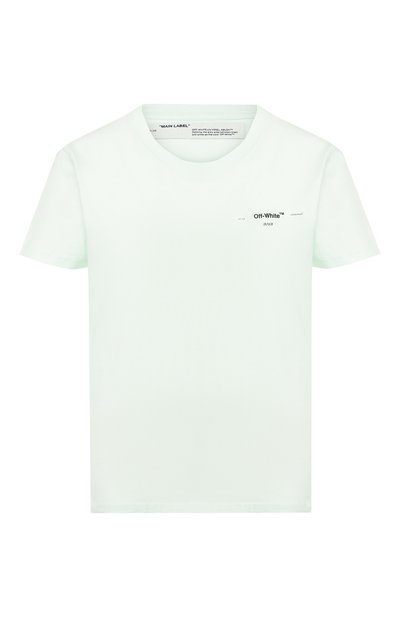 Женская хлопковая футболка OFF-WHITE, арт. 0WAA049R20B070393110