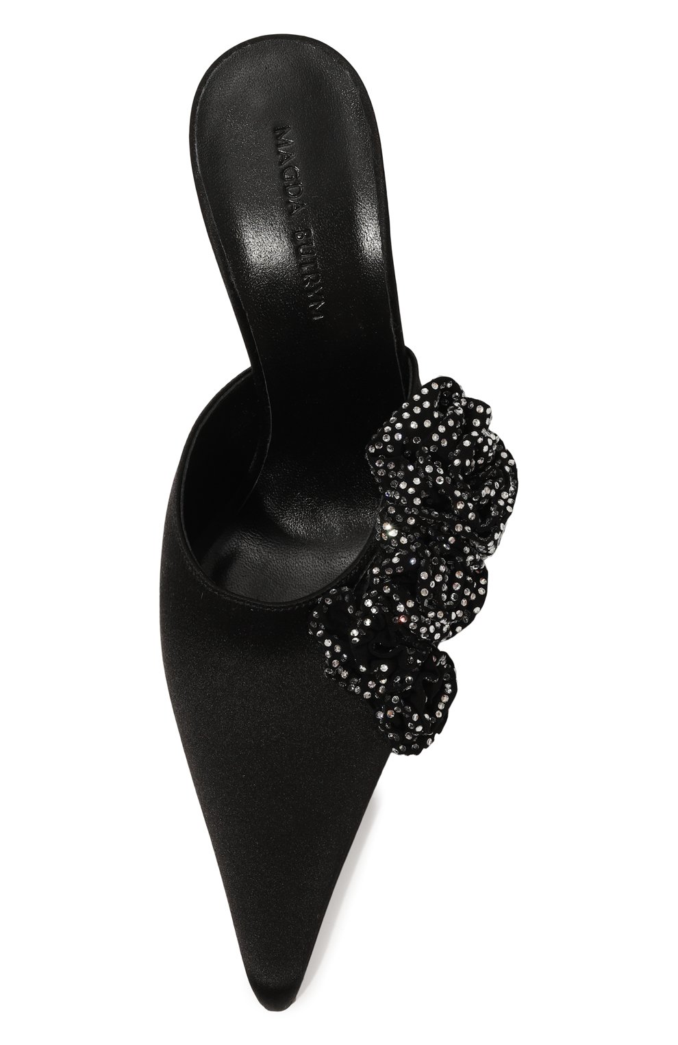 Текстильные мюли MAGDA BUTRYM черного цвета по цене 159500 руб., арт. 514923, фото 6 Текстильные мюли MAGDA BUTRYM, арт. 514923, фото 6