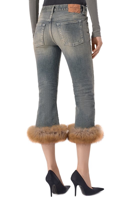 Джинсы Balenciaga 856840/TTWC6 Голубой  856840/TTWC6 Фото 4