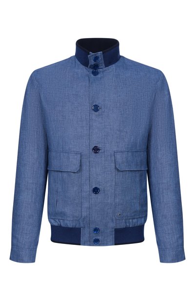 Мужской бомбер из шерсти и льна STEFANO RICCI, арт. M7J6100371/B127HA_001