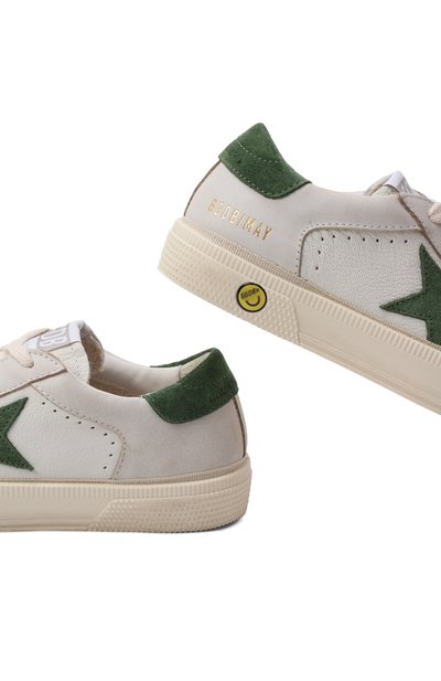 Кожаные кеды may GOLDEN GOOSE DELUXE BRAND, арт. GYF00495.F007441, фото 5
