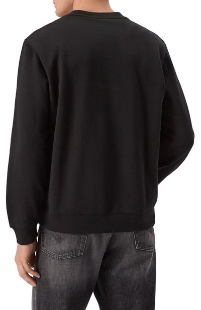 Хлопковый свитшот HUGO черного цвета по цене 12500 руб., арт. 50447964, фото 4 Хлопковый свитшот HUGO, арт. 50447964, фото 4