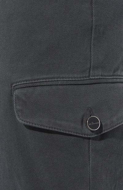 Хл�опковые брюки-карго KITON, арт. UPLACTJ0200C, фото 5