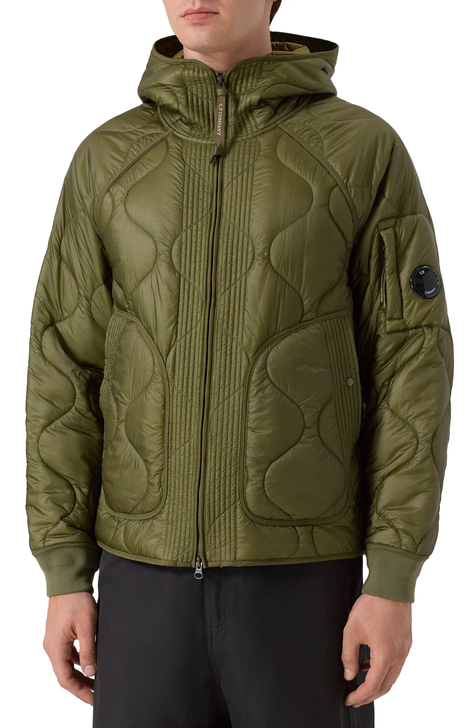 Утепленная куртка C.P. COMPANY, арт. 19CM0W047A110158A, фото 3