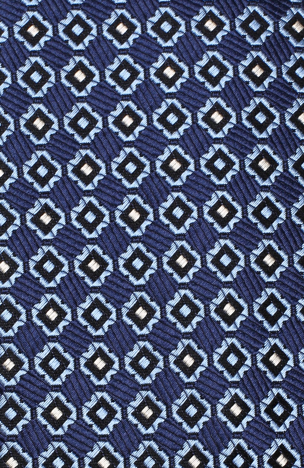 Шелковый галстук ZEGNA темно-синего цвета по цене 21200 руб., арт. Z3D30/1L7, фото 3 Шелковый галстук ZEGNA, арт. Z3D30/1L7, фото 3