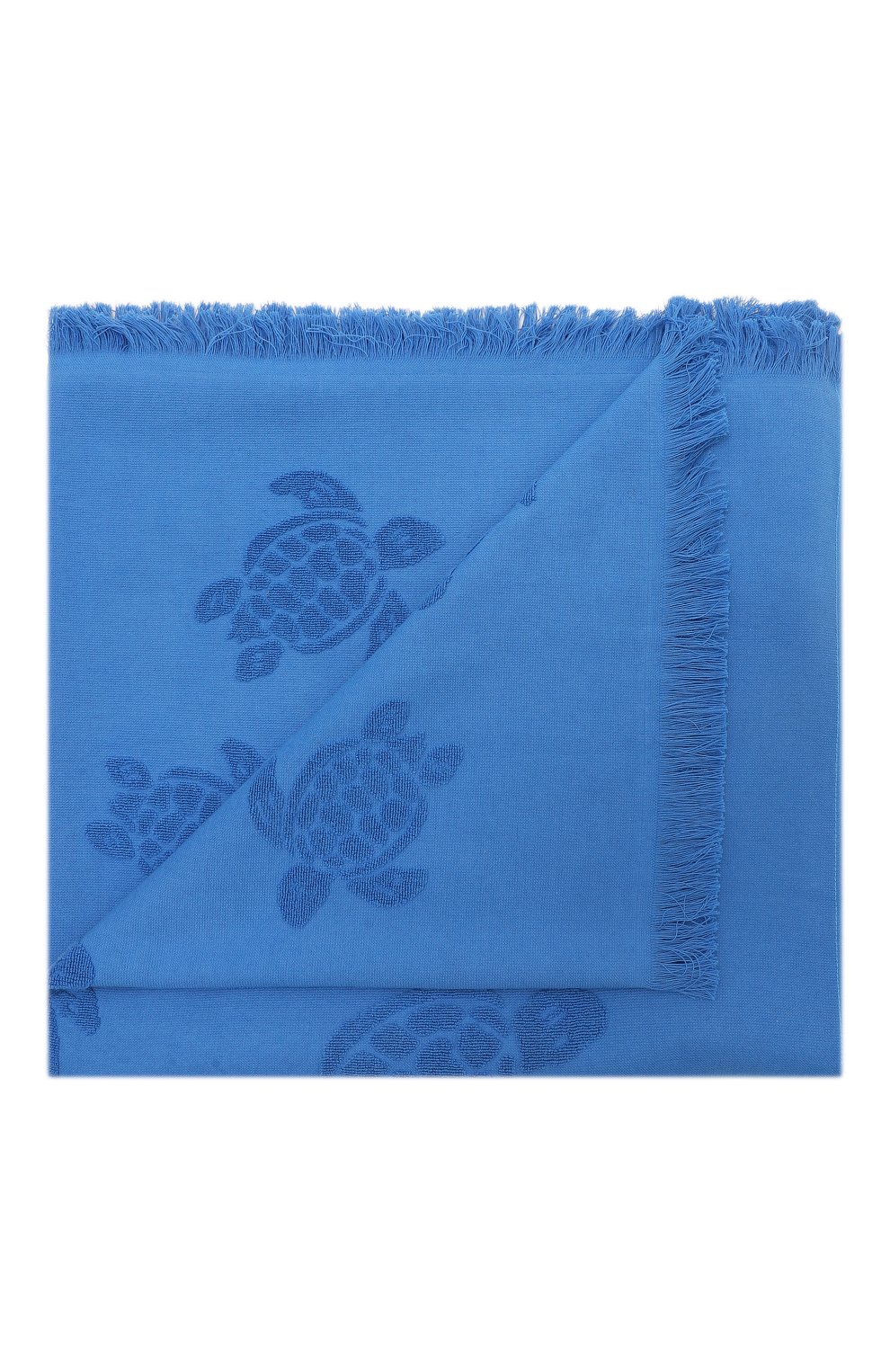Хлопковое полотенце VILEBREQUIN синего цвета по цене 15450 руб., арт. SANTAH/U1201, фото 1 Хлопковое полотенце VILEBREQUIN, арт. SANTAH/U1201, фото 1