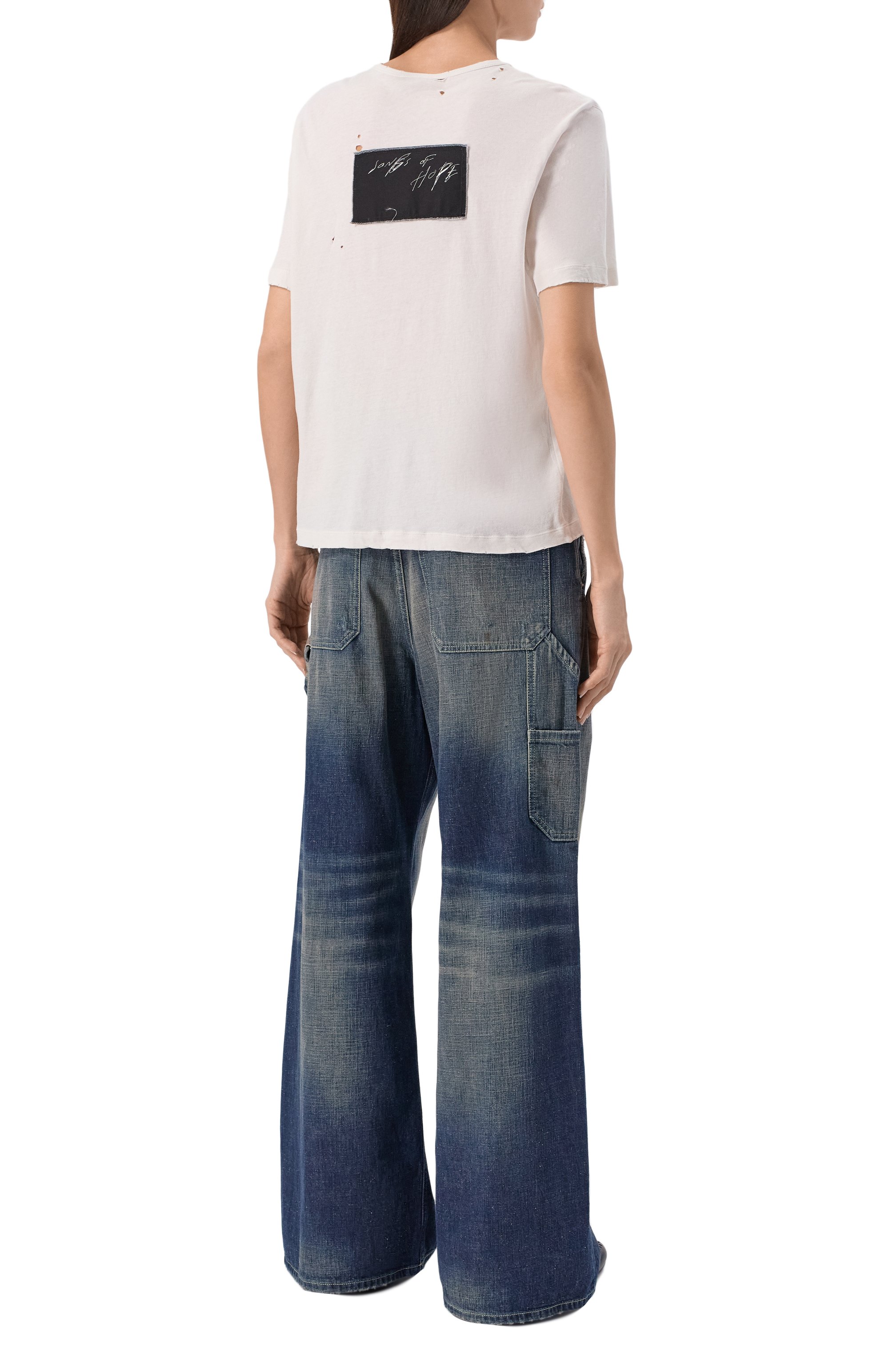 Хлопковая футболка ANN DEMEULEMEESTER, арт. B0012842/FA638, фото 4