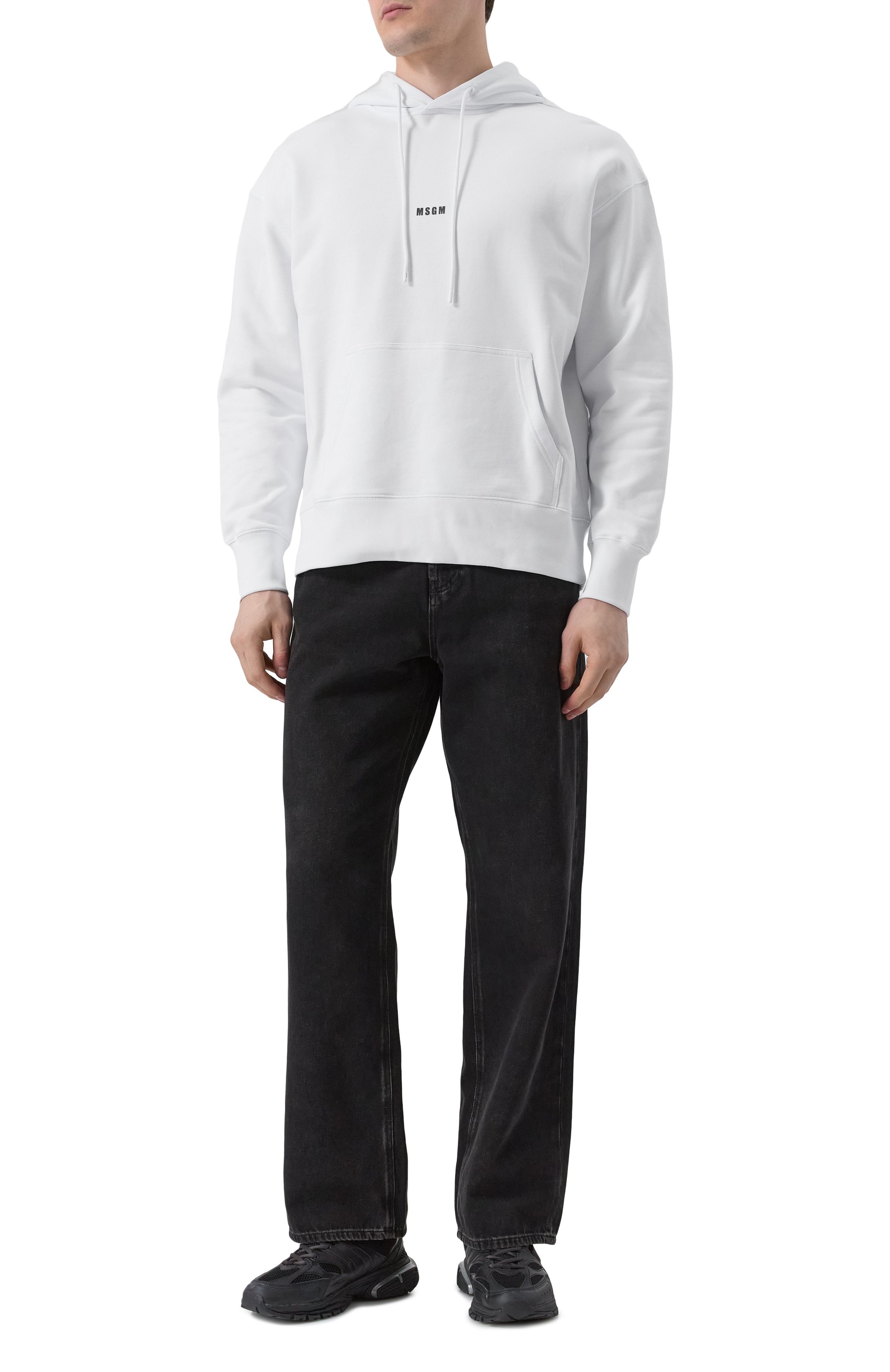 Хлопковое худи MSGM, арт. 2000MM509/300000, фото 2