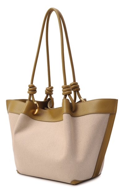 Сумка-тоут finn medium COCCINELLE бежевого цвета по цене 36750 руб., арт. E1 U06 11 02 01, фото 4 Сумка-тоут finn medium COCCINELLE, арт. E1 U06 11 02 01, фото 4