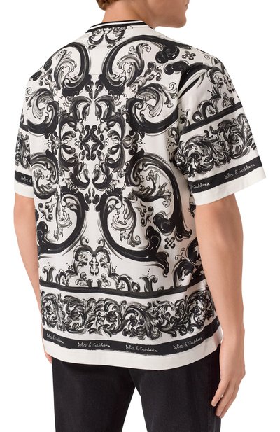 Хлопковая футболка DOLCE & GABBANA, арт. G8PN9T/II7HM, фото 4