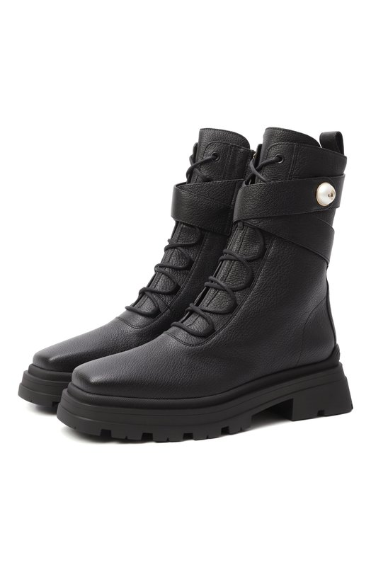 Кожаные ботинки Noemi 45 Jimmy Choo N0EMI 45/GNL Чёрный N0EMI 45/GNL