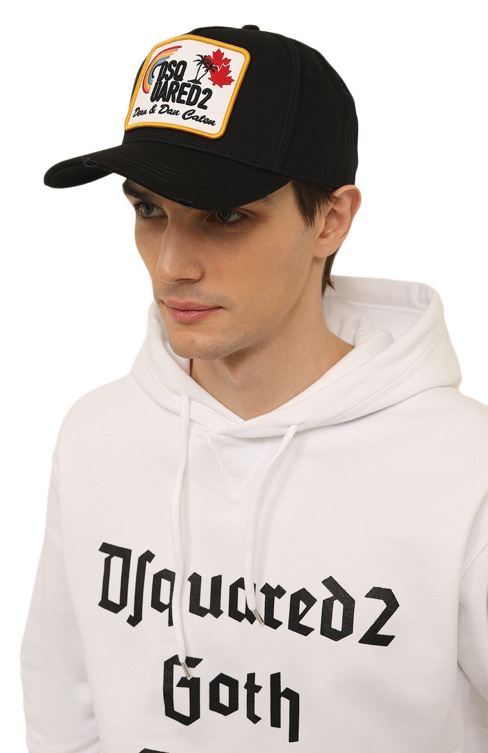 Хлопковая бейсболка DSQUARED2, арт. BCM0681 05C00001, фото 2
