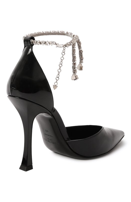 Лакированные туфли Stevie 100 Jimmy Choo STEVIE 100/PAT Чёрный  STEVIE 100/PAT Фото 5