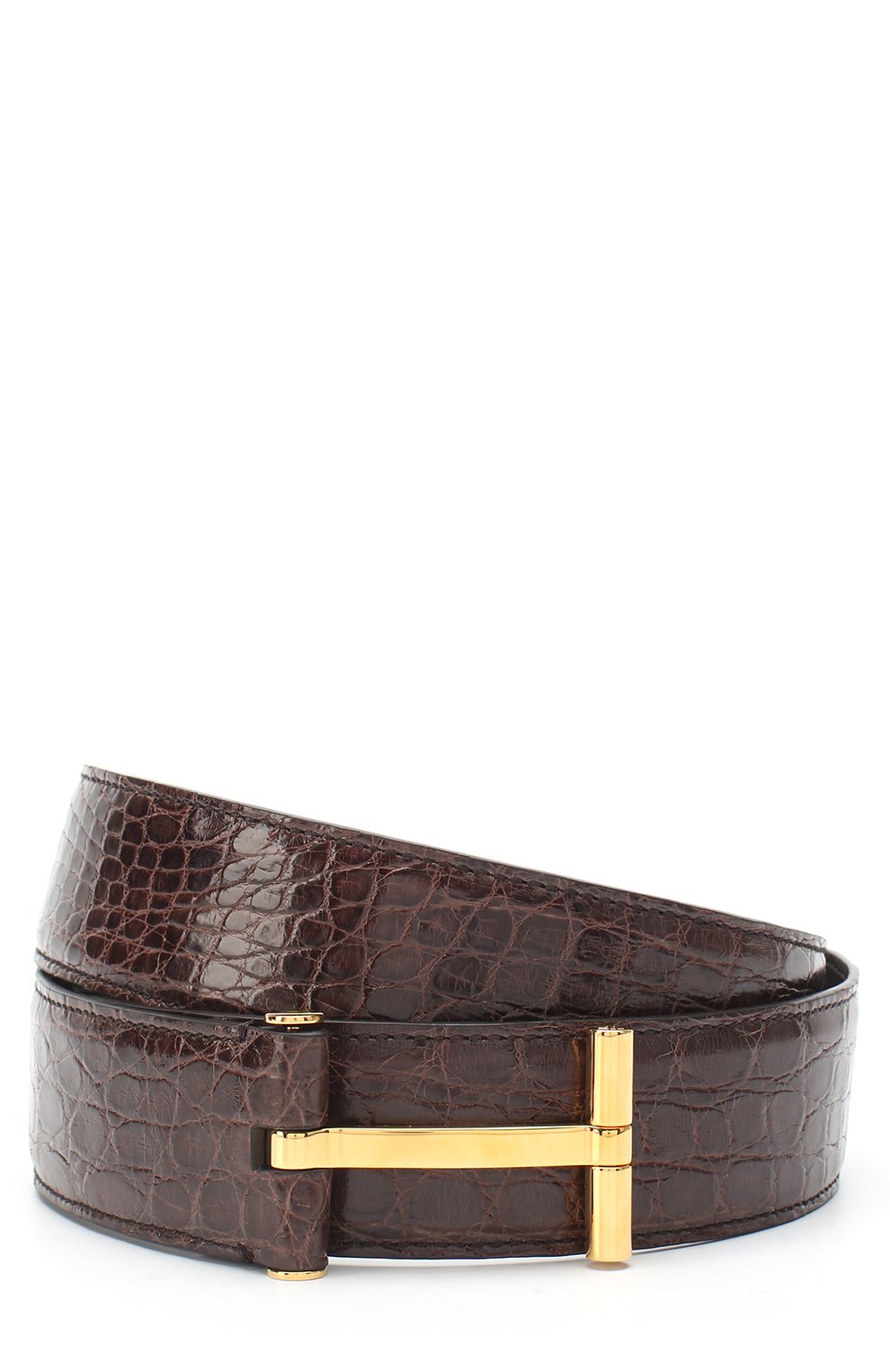 Кожаный ремень с металлической пряжкой TOM FORD, арт. TB154T-A19, фото 1