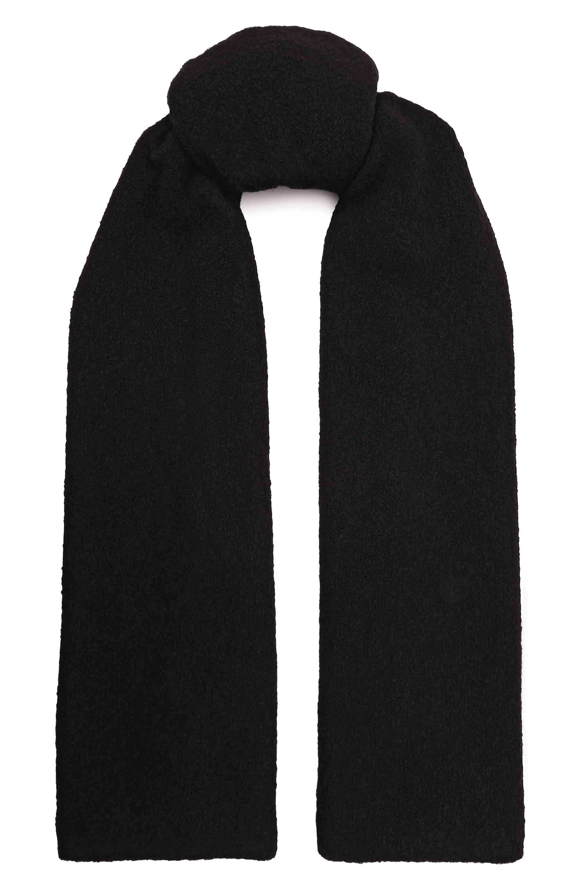 Кашемировый шарф MVST черного цвета по цене 115500 руб., арт. MUW72, фото 1 Кашемировый шарф MVST, арт. MUW72, фото 1