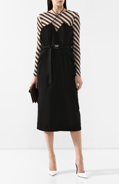Лонгслив в полоску DRIES VAN NOTEN черного цвета по цене 29450 руб., арт. 191-31182-7196, фото 2 Лонгслив в полоску DRIES VAN NOTEN, арт. 191-31182-7196, фото 2