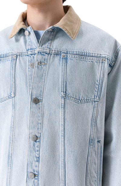 Джинсовая куртка DROLE DE MONSIEUR, арт. PERM-JT256-C0123-LBE, фото 5