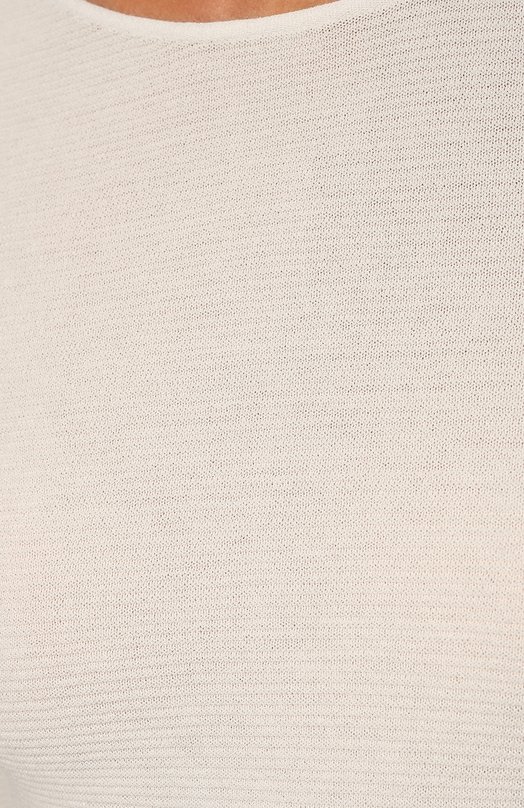 Топ из вискозы Giorgio Armani 8NAM31/AM05Z Кремовый  8NAM31/AM05Z Фото 5