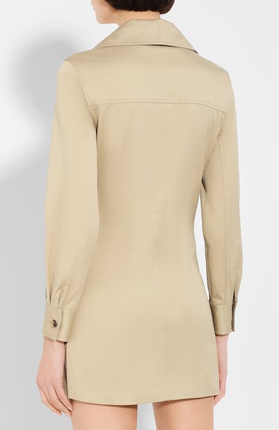 Хлопковое платье SAINT LAURENT, арт. 608459/Y3A41, фото 4