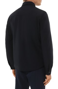 Мужская утепленная куртка-рубашка HETREGO темно-синего цвета, арт. 8N122/QUINN | Фото 4 (Рукава: Длинные; Мужское Кросс-КТ: Куртка-рубашка, утепленные куртки; Материал внешний: Синтетический материал; Материал сплава: Проставлено; Материал подклада: Синтетический материал; Драгоценные камни: Проставлено; Длина (верхняя одежда): Короткие; Стили: Кэжуэл)