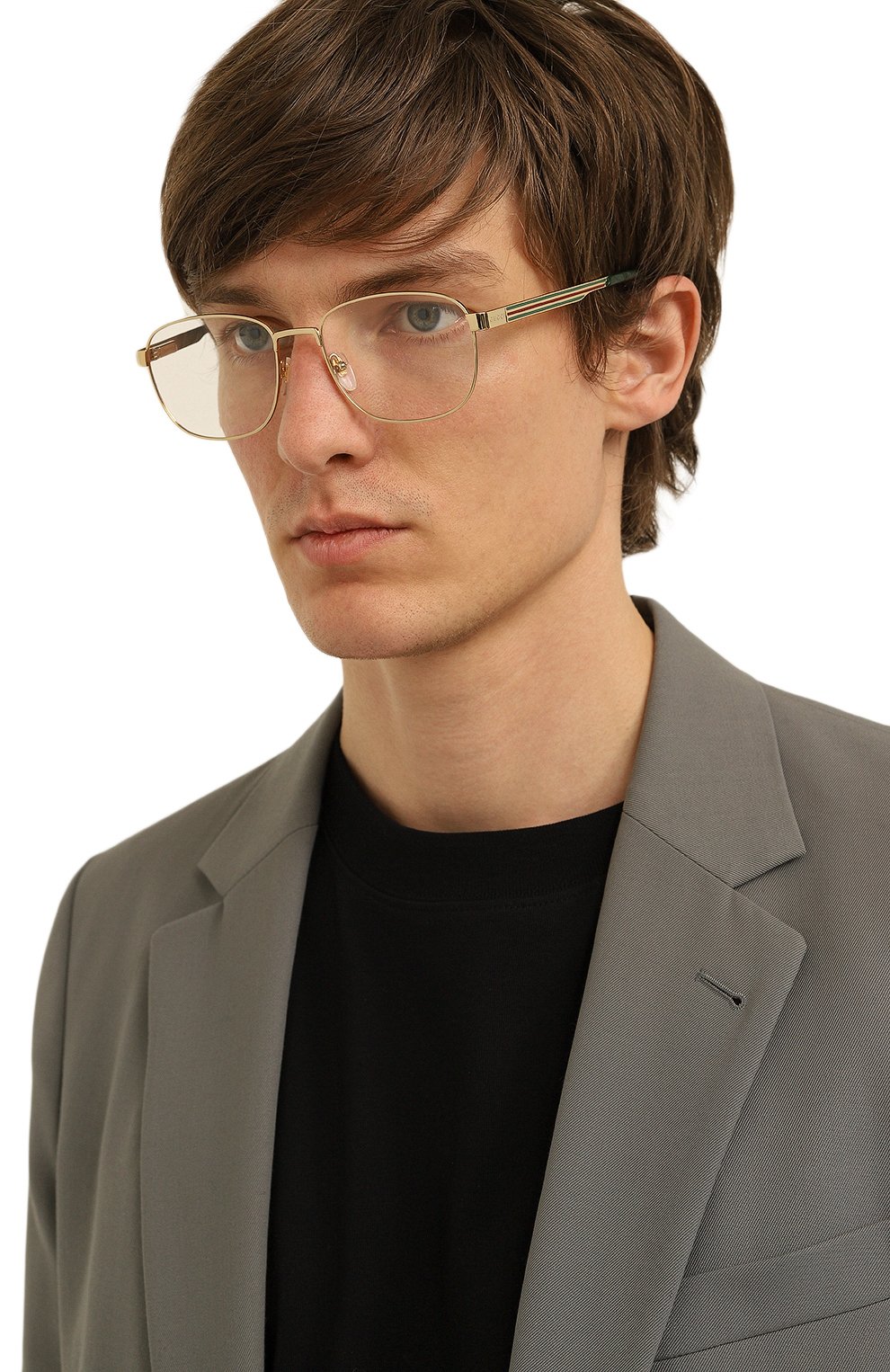 Оправа GUCCI золотого цвета по цене 42500 руб., арт. GG1225 002, фото 3 Оправа GUCCI, арт. GG1225 002, фото 3