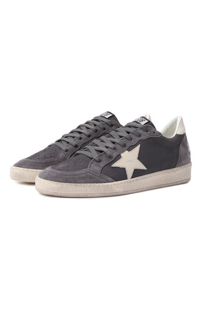 Мужские кожаные кеды ball star GOLDEN GOOSE DELUXE BRAND, арт. GMF00117.F008157