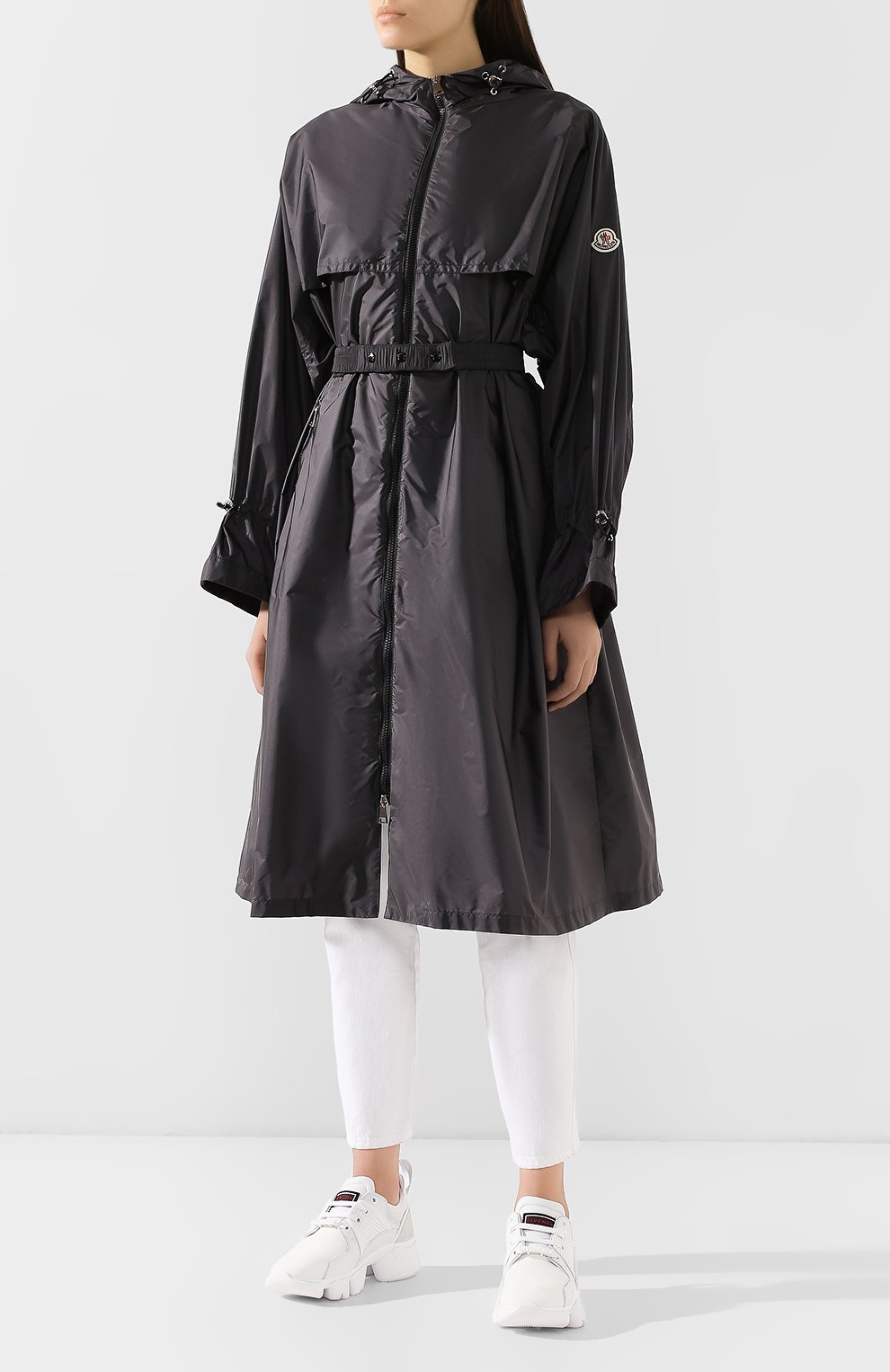 Плащ с поясом MONCLER, арт. E1-093-49058-05-54155, фото 3