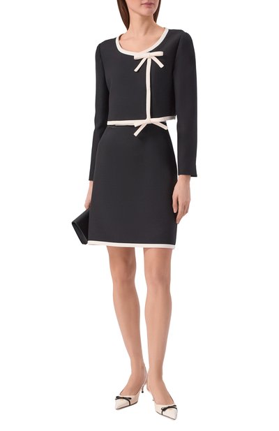 Юбка из шерсти и шелка VALENTINO, арт. 8B3RAEH7/1CF, фото 2