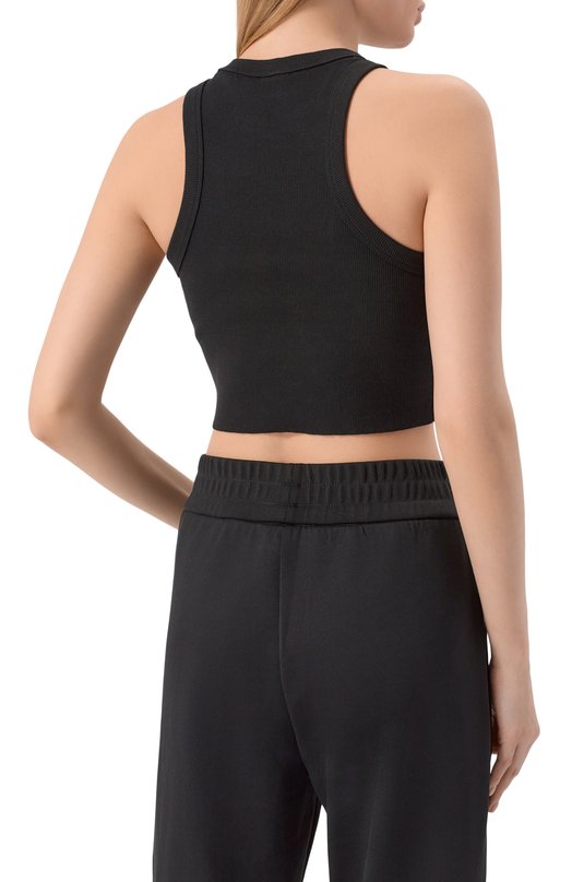 Хлопковый топ HUGO Blue 50511450 Чёрный  50511450 Фото 4