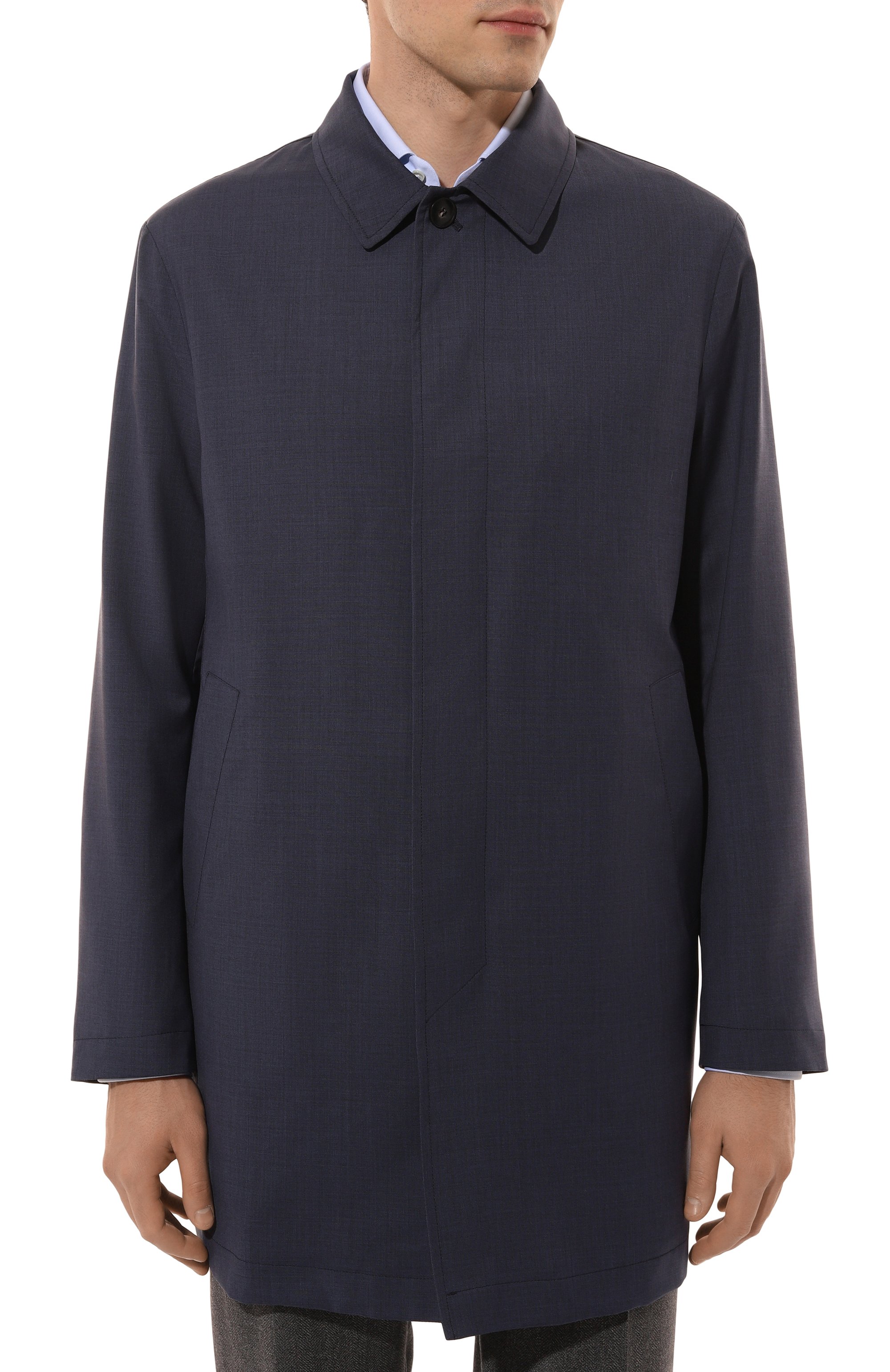 Шерстяной плащ CANALI, арт. 010489U/R01620, фото 3