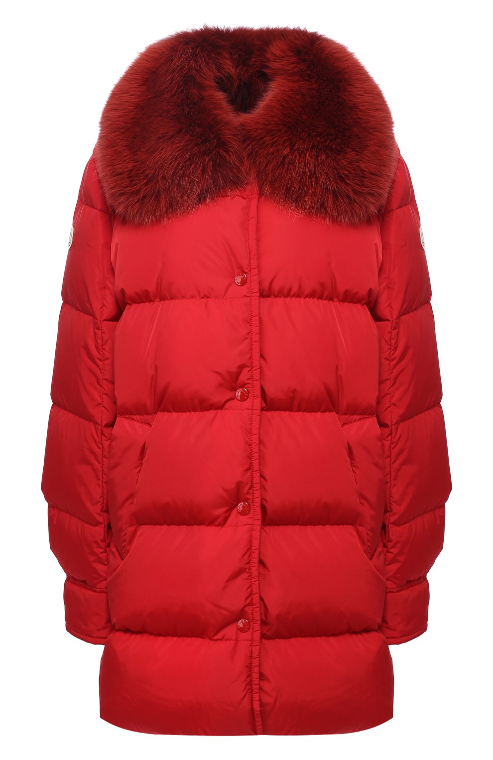 Пуховик с меховым воротником MONCLER, арт. D2-093-46931-25-54155, фото 1