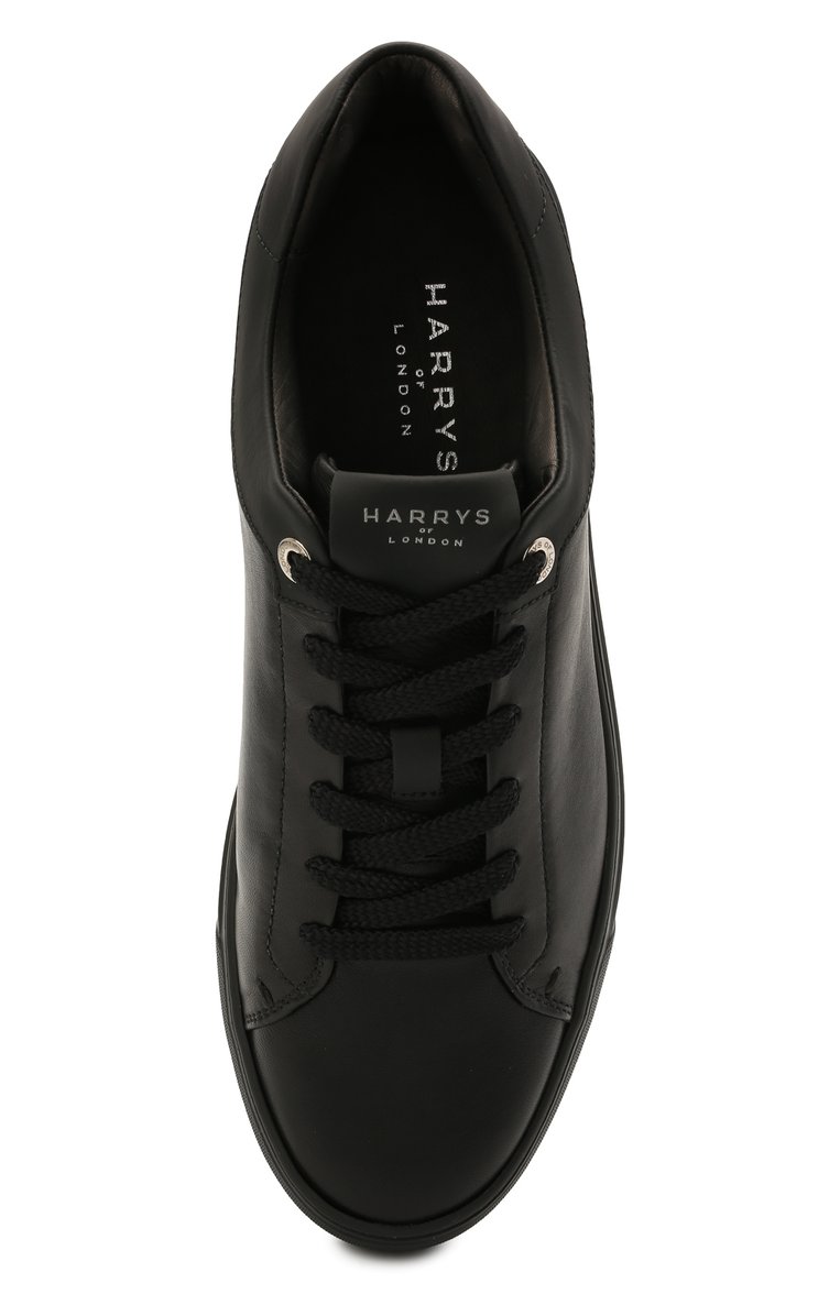 Мужские кожаные кеды tom HARRYS OF LONDON черного цвета, арт. 315/435 | Фото 5 (Подошва: Массивная; Материал внутренний: Натуральная кожа; Материал утеплителя: Без утеплителя; Стили: Классический; Драгоценные камни: Проставлено; Материал сплава: Проставлено; Материал внешний: Натуральная кожа; Кросс-КТ: Низкие)