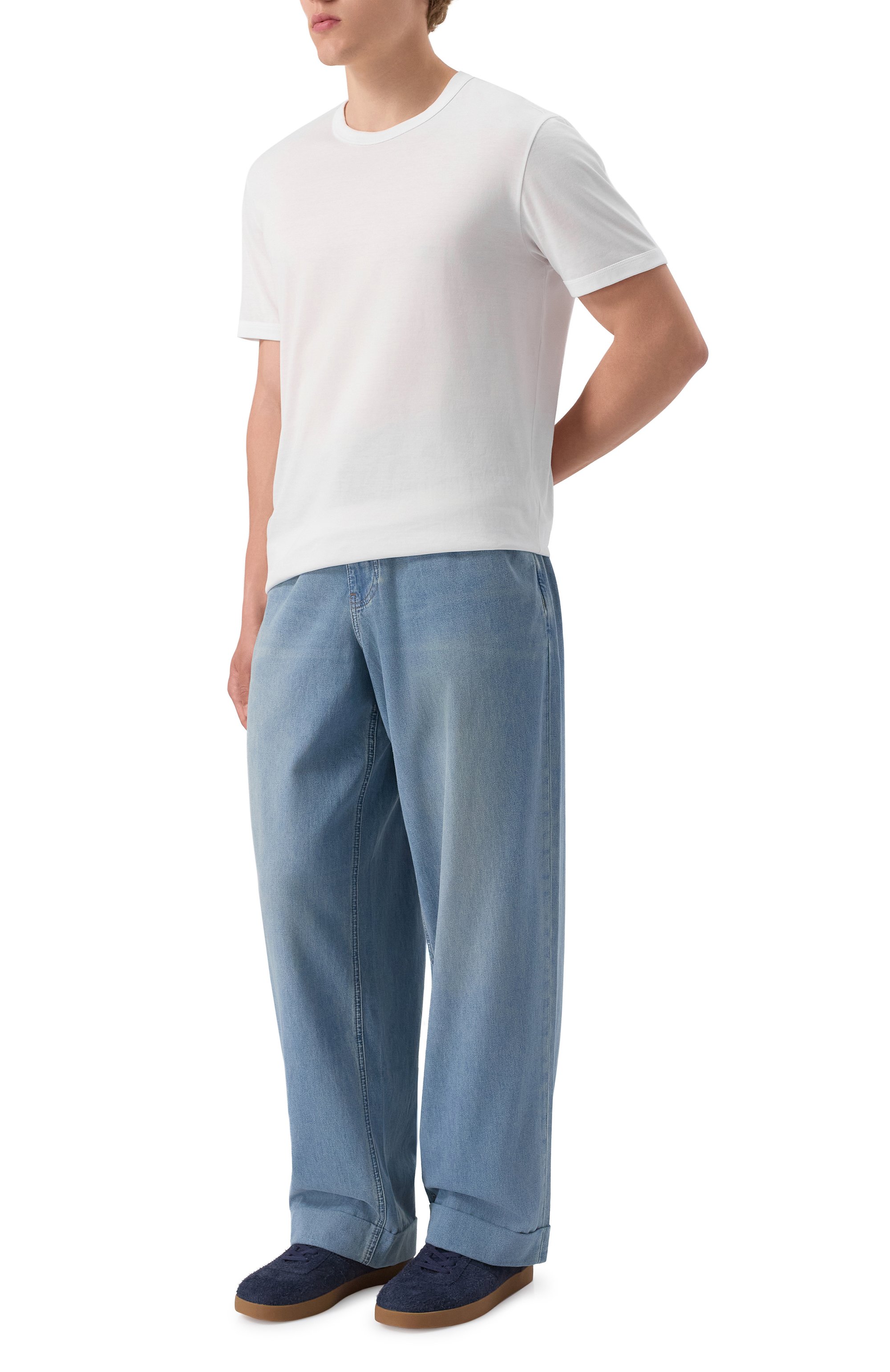 Замшевые кеды 12 STOREEZ, арт. 131148, фото 2