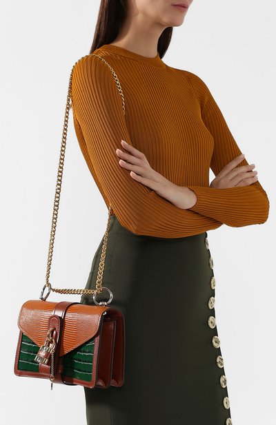 Сумка aby chain CHLOÉ, арт. CHC19WS206C01, фото 5