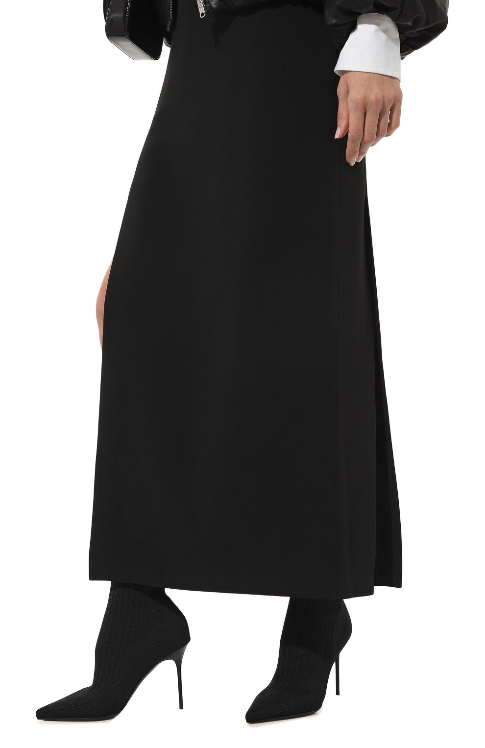 Текстильные ботильоны skye BALMAIN, арт. AN0TA641TSKT, фото 3